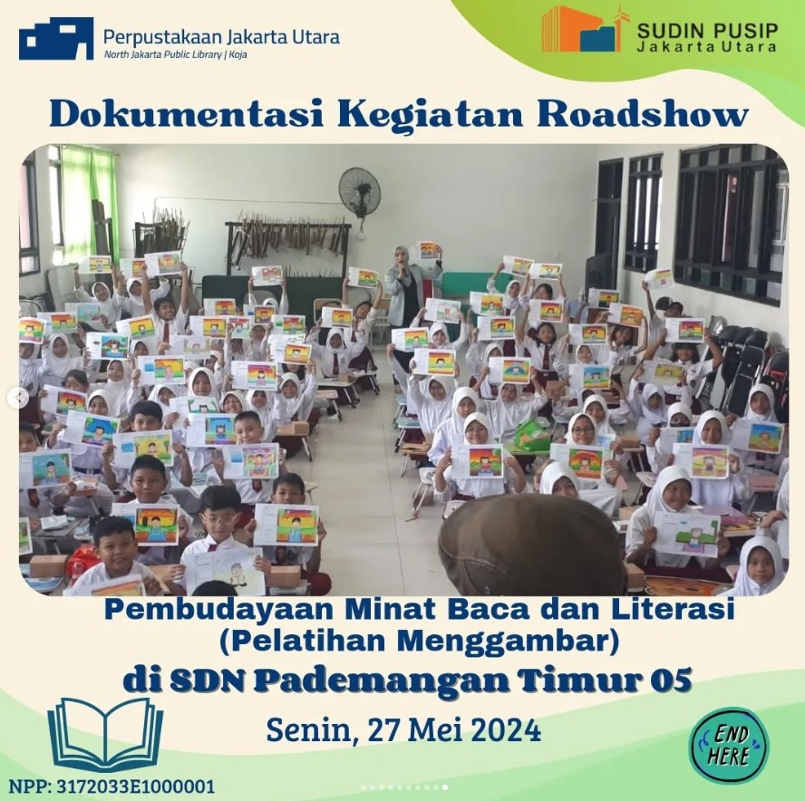 Roadshow Workshop Membaca Bersama Suku Dinas Perpustakaan Dan Kearsipan Kota Administrasi Jakarta Utara